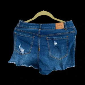 Girls-Medium size High-Rise LoveTree brand Blue Denim Shorts